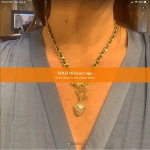 JUICY GOLD HEART NECKLACE